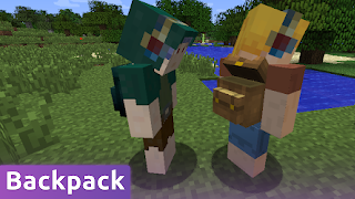 Poster Backpack for Minecraft mods