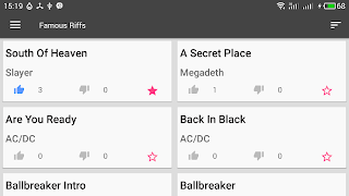 FamousRiffs screenshot 1