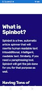 Spinbot Article Spinning Text screenshot 2