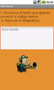 Mini morse imagem de tela 3