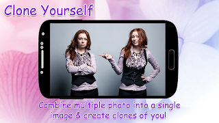 برنامه‌نما Clone Yourself Twin Camera عکس از صفحه