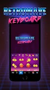 Retrowave 主題鍵盤 截圖 2
