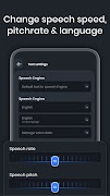 برنامه‌نما Text to Speech Voice Reading عکس از صفحه