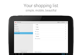 برنامه‌نما Shopping List عکس از صفحه