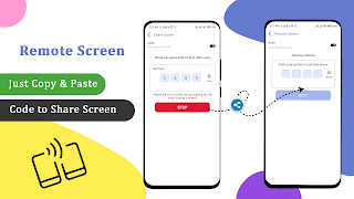 برنامه‌نما Mobile to Mobile Screen Share عکس از صفحه