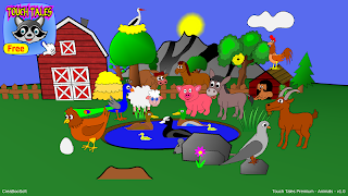 برنامه‌نما Touch Tales - Animals عکس از صفحه