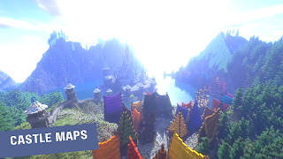 Castle Maps Mod for Minecraft poster