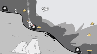 Falling Fun Frog imagem de tela 1