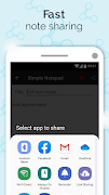 Simple Notepad with Caller ID स्क्रीनशॉट 3