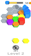 hexa stack:sorting puzzle game screenshot 1