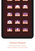 Horizontal Sunset Icon Pack ภาพหน้าจอ 6