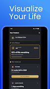 4 Schermata TimeLeft: Visualize Your Life