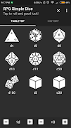 RPG Simple Dice پوسٹر