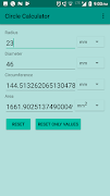 Circle Calculator -Find area,  海报
