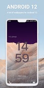 برنامه‌نما Android 12 Lock Screen عکس از صفحه