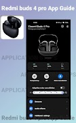 Redmi buds 4 pro App Guide স্ক্রিনশট 1