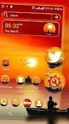 Sunset Launcher Theme imagem de tela 5