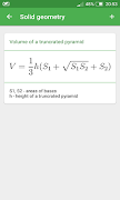 Math Formulas FREE ภาพหน้าจอ 1
