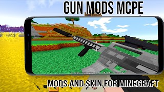 Machine Gun Mods MCPE - Gun Mods For Minecraft PE Ekran Görüntüsü 3
