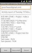 Daily activity report скриншот 2
