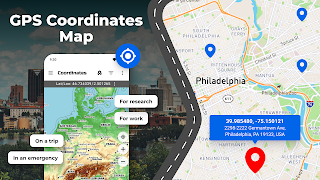 GPS coördinaten Kaart screenshot 1
