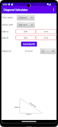 diagonal calculator 스크린샷 1