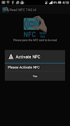 برنامه‌نما Read NFC Tag Id عکس از صفحه