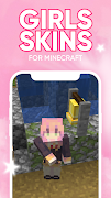 Girls Skins for Minecraft plakat