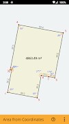 Area from Coordinates ภาพหน้าจอ 1
