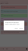 Simple Diary:Private Diary imagem de tela 2