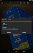 Easy Barcode Scanner captura de pantalla 1
