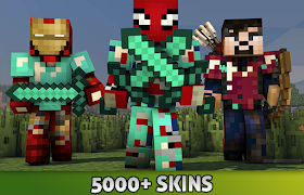 برنامه‌نما Skins for Minecraft عکس از صفحه
