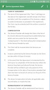 Service Agreement Maker ภาพหน้าจอ 4