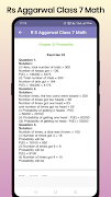 Rs Aggrawal Class 7 Math screenshot 4