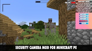 Security Camera Mod Minecraft Affiche