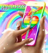 Rainbow lock screen syot layar 1