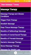 Massage Therapy screenshot 1