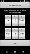 Time Between Calculator Ekran Görüntüsü 1