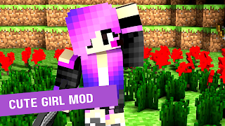 Cute Girl Mod for Minecraft ảnh chụp màn hình 3