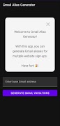 Email Alias Generator 海报