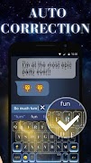 Starry Sky Keyboard Theme Screenshot 4