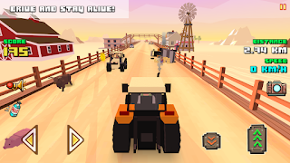 Blocky Farm Racing & Simulator screenshot 2