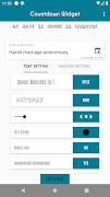 Countdown Widget syot layar 3