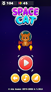 Space Cat Affiche