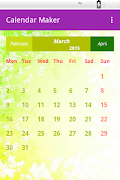 fabricante Calendário imagem de tela 3