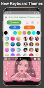Black Pink Keyboard Theme 截图 1