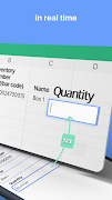 Spreadsheet data entry Ekran Görüntüsü 1