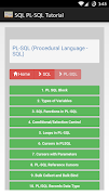 SQL and PL-SQL Tutorial اسکرین شاٹ 4