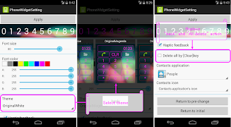PhoneWidget syot layar 2