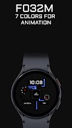 F032m - Animated watchface ภาพหน้าจอ 2